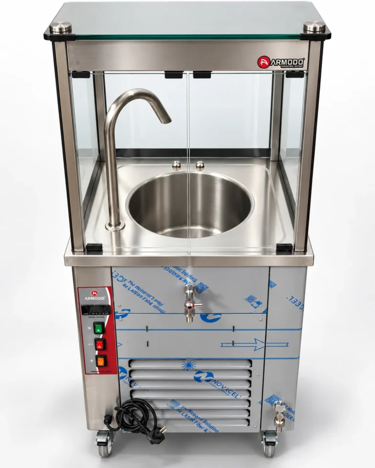 Machine à ayran moussant ARMODO - 35 L sur roulettes - vue principale