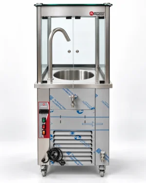 Machine à ayran moussant ARMODO - 35 L sur roulettes - vue 2