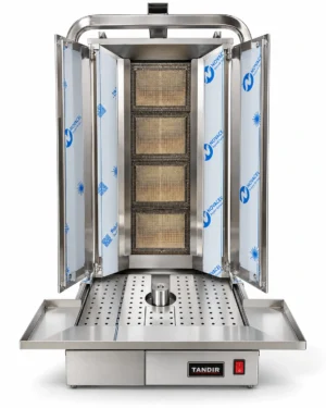 Machine à kebab gaz TANDIR DM 4C - 4 brûleurs, 50 kg - vue principale