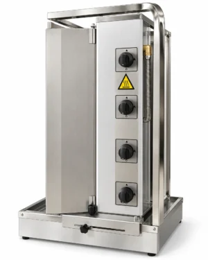 Machine à kebab gaz TANDIR DM 4C - 4 brûleurs, 50 kg - vue 2