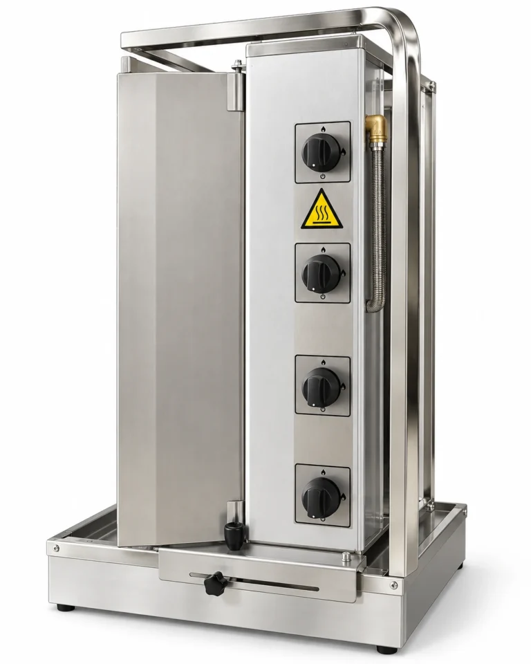 Machine à kebab gaz TANDIR DM 4C - 4 brûleurs, 50 kg - vue 2