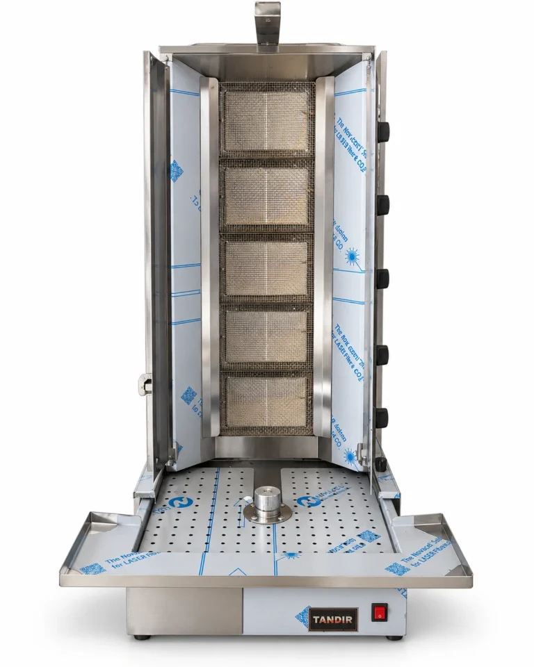 Machine à kebab gaz TANDIR DM 5 - 5 brûleurs, 50 kg - vue principale