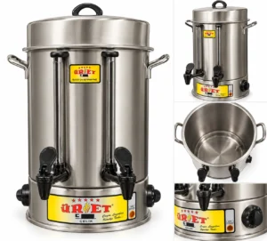 Samovar électrique URET 120 verres - 12 L inox - vue principale