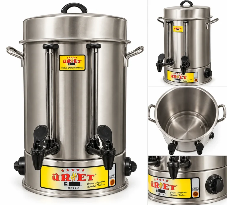 Samovar électrique URET 120 verres - 12 L inox - vue principale