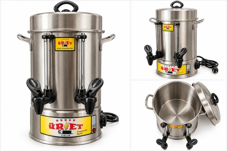 Samovar électrique URET 50 verres - 6 L inox - vue principale